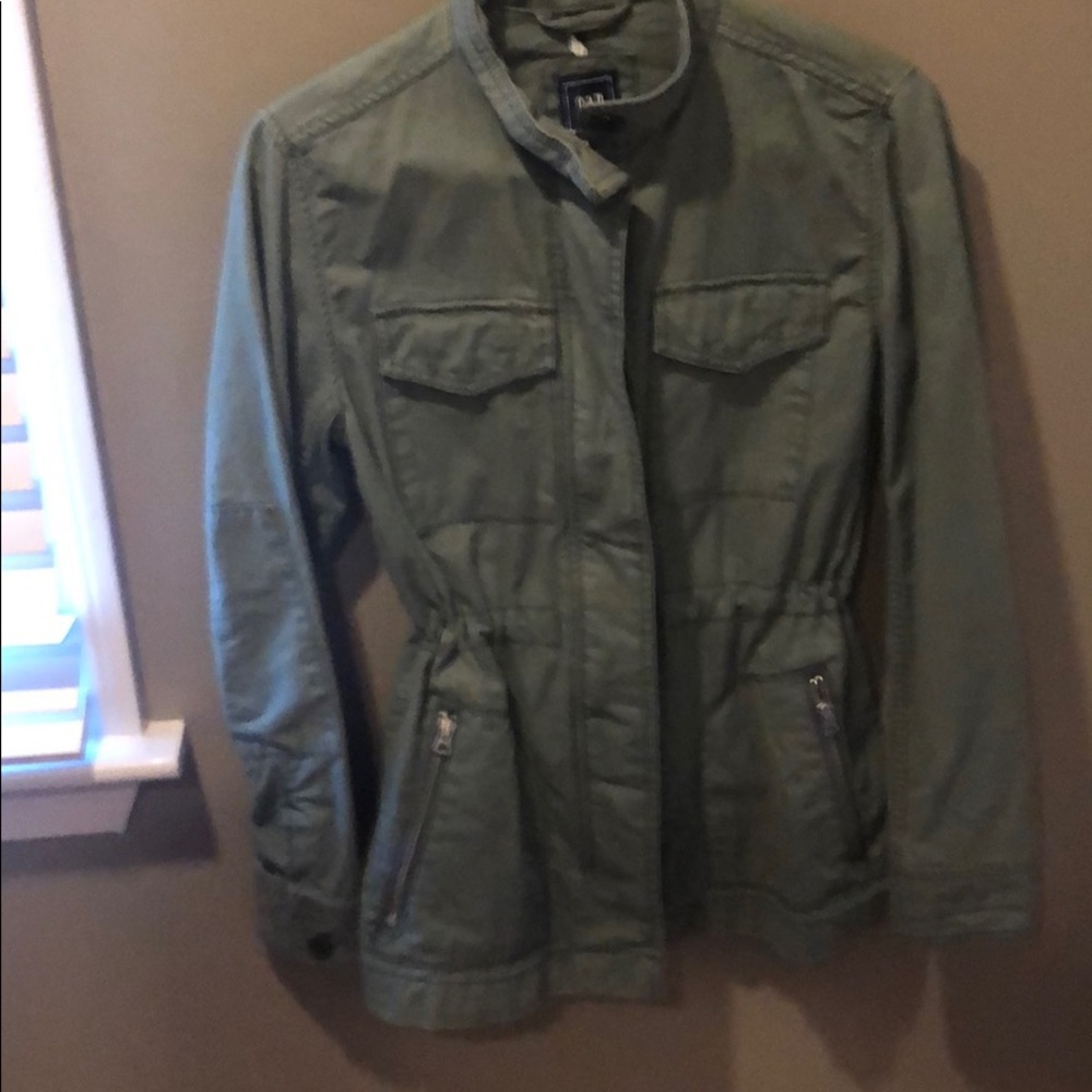 Womens gap light green spring jacket - Picture 2 of 4